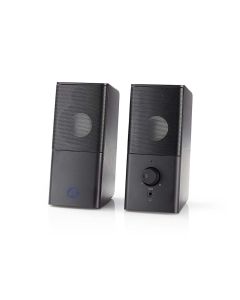 Nedis gaming-högtalare 2.0, 18W – USB-driven