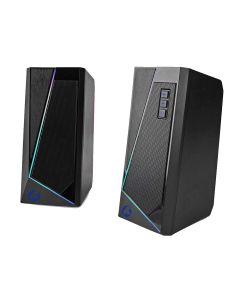 Nedis gaming-högtalare 2.0, 18W med LED-ljus