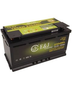 E&J Litiumbatteri 12V 180Ah m/ värme & Bluetooth
