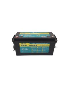 E&J Litiumbatteri 12V 300Ah m/ värme & Bluetooth