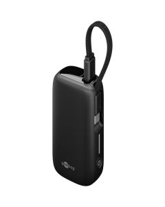 Goobay Powerbank 5 000 mAh med kabel, PD20W