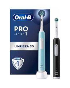 Oral-b Pro Series 1 Duo Elektrisk tandborste – Svart/Blå