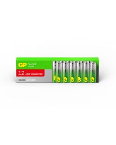 GP Super Alkaline AA / LR6 batterier – 12 st