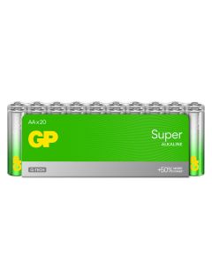 GP Super Alkaline AA / LR6 batterier – 20 st