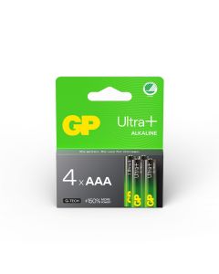 GP Ultra Plus Alkaline AAA / LR03 batterier – 4 st