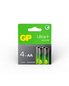 GP Ultra Plus Alkaline AA / LR6 batterier – 4 st