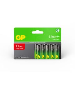 GP Ultra Plus Alkaline AA / LR6 batterier – 10 st