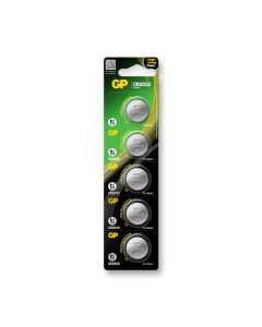 GP CR2032 litium knappcellsbatteri – 5 st