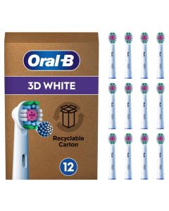 Oral-B 3D White Tandborsthuvuden 12 st