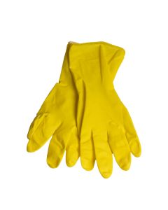 Gummihandskar – gul – str. 9/L