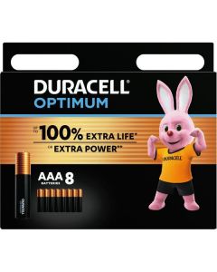 Duracell OPTIMUM AAA-batterier (8 st.)
