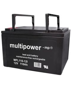 Multipower 12V – 110Ah, förbrukningsbatteri för eldrivna fordon