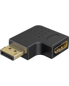DisplayPort-adapter, 8K, vinklad åt vänster