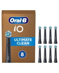 Oral-B iO Ultimate Clean Tandborsthuvuden 8 st (svart)