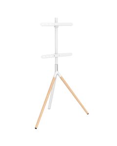 Champion TV-golvstativ CHTF901 – upp till 65" – Trä/vit