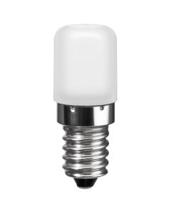 Kylskåpslampa E14 LED 1,5W (motsvarar 10W), Frostad, Varmvit
