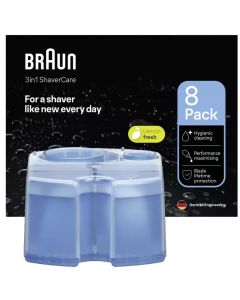 Braun Clean & Renew CCR Refill rengöringsvätska för rakapparater - 8 st.