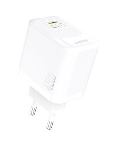 Dudao A28EU USB-C GaN Power laddare 45W PD/QC, Vit