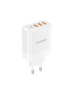 Dudao A5HEU USB Multiport laddare 20W (3xUSB/1xUSB-C) - Vit