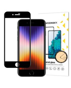 Wozinsky Tempered Glass skärmskydd - iPhone 7 / iPhone 8 / iPhone SE 2020 / iPhone SE 2022 - Svart