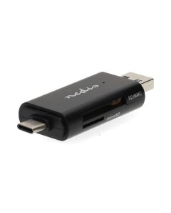 USB-C/USB-A 3.2 dubbel kortläsare (SD/SDHC/SDXC)