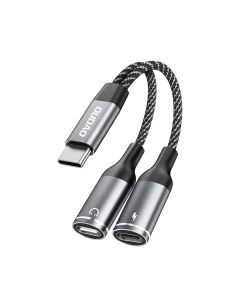 Dudao L13C+ 2-i-1 USB-C adapter