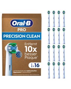 Oral-B Pro Precision Clean tandborsthuvuden 16 stk. - hvid