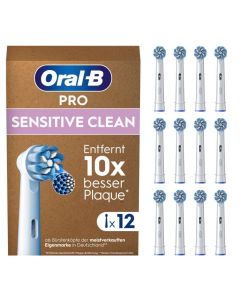 Oral-B Pro Sensitive Clean tandborsthuvuden 12 stk. - hvid