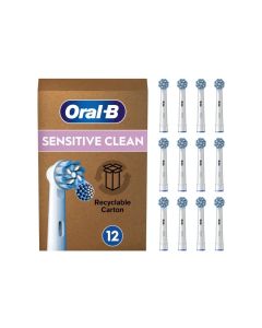Oral-B Sensitive Clean tandborsthuvuden 12 stk. - hvid
