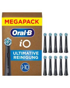 Oral-b IO Ultimate Clean Tandborsthuvuden 10 st (Svart)