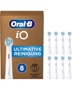 Oral-b IO Ultimate Clean Tandborsthuvuden 8 st (Vit)