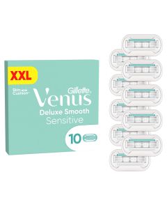 Gillette Venus Deluxe Smooth Sensitive rakblad - 10 st.