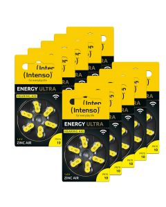 Intenso Str. 10 (A10) hörapparatbatterier - 60 st.