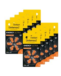 Intenso Str. 13 (A13) hörapparatbatterier - 60 st.