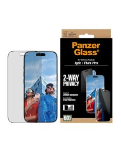 PanzerGlass® integritetsskydd för skärm Apple iPhone 17 Pro | Ultrabred passform