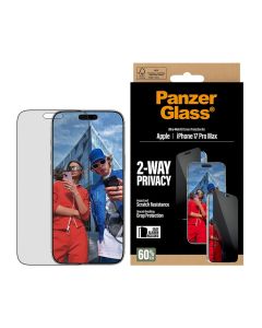 PanzerGlass® integritetsskydd för skärm Apple iPhone 17 Pro Max | Ultrabred passform