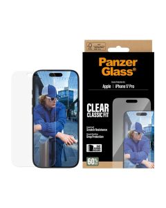 PanzerGlass® skärmskydd – Apple iPhone 17 Pro – Classic Fit