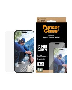 PanzerGlass® skärmskydd – Apple iPhone 17 Pro Max – Classic Fit