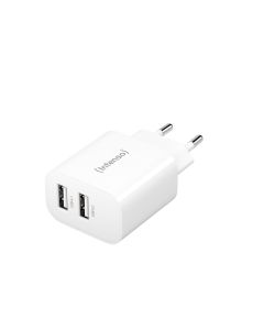 Intenso® USB Multiport-laddare 24W (2xUSB-A) PD 3.0 och QC 4.0