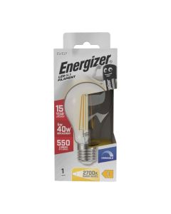 Energizer E27 LED GLS glödlampa 5W (550lm), 2700K, varmvit, dimbar
