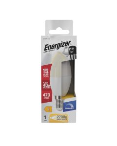 Energizer E14 LED 4,2W (470lm), 2700K, varmvit, dimbar