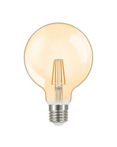 Energizer E27 LED-lampa GOLD, G95, 5W (550lm), 2200K, Varmvit