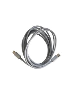 USB-C 2.0 till USB-C 2.0 laddnings- och datakabel, vit, 2m