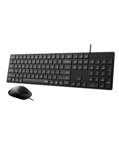 Rapoo NX8020 Kit med trådbunden mus och tangentbord - svart