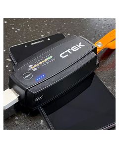 Ctek MXS 5,0 batteriladdare inkl. powerbank och Comfort Indicator Eyelet