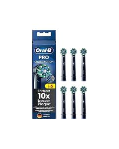Oral-B CrossAction tandborsthuvuden 6 st – svart