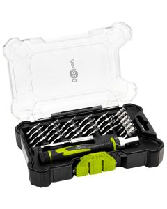 Goobay skruvmejselsats med 26 olika bits