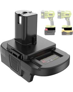 Batteriadapter - DeWalt/Milwaukee 18V/20V för Ryobi 18V litium/Ni-MH elverktyg
