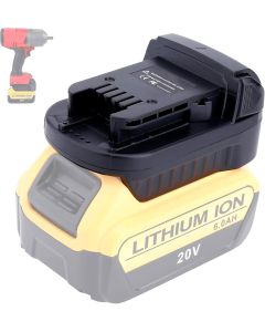Batteriadapter - DeWalt 18V till Milwaukee 18V litiumverktyg
