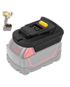 Batteriadapter - Milwaukee 18V till DeWalt 18V litiumverktyg